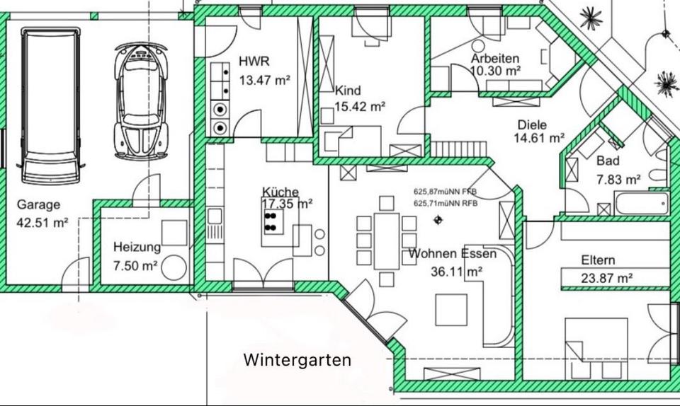 Einfamilienhaus mit Wintergarten und Doppelgarage 4 zimmer