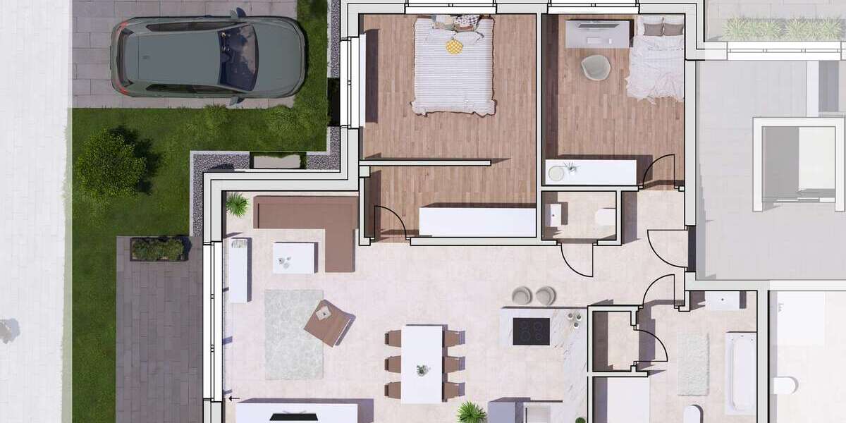 Etagenwohnung Bornheim - 3 Zimmer, 84 m&sup2;, 465.000&euro; | Angebot:24531427