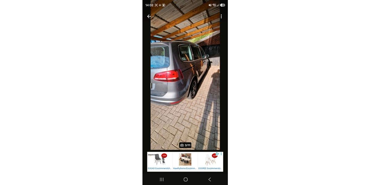 VW Sharan 123.000 km 19.999 &euro; Kluse 26892