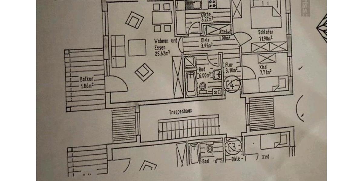 Etagenwohnung Langenselbold - 3 Zimmer, 67 m&sup2;, 230.000&euro; | Angebot:25431389