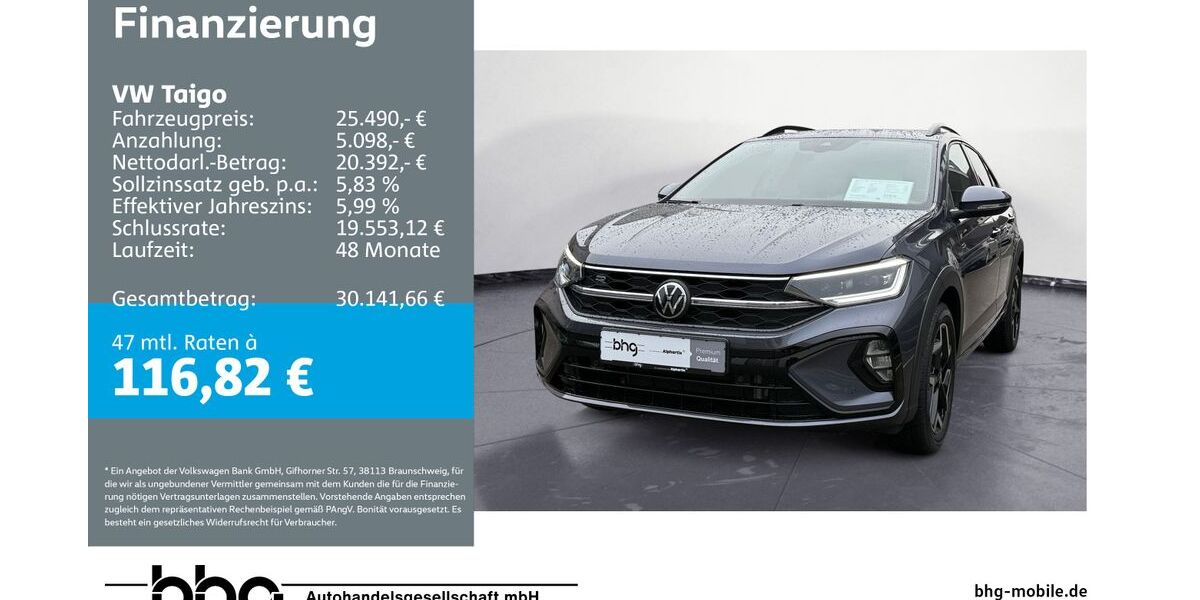 VW Taigo 11.816 km 23.850 &euro; Metzingen 72555