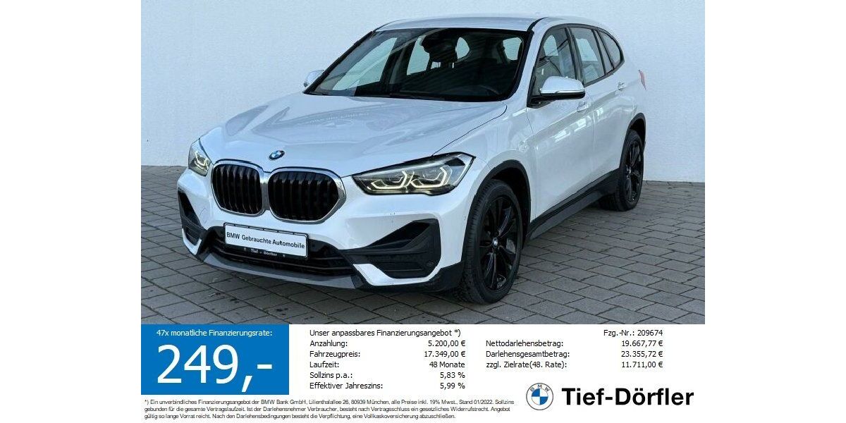 BMW X1 182.596 km 15.999 &euro; Marktsteft 97342