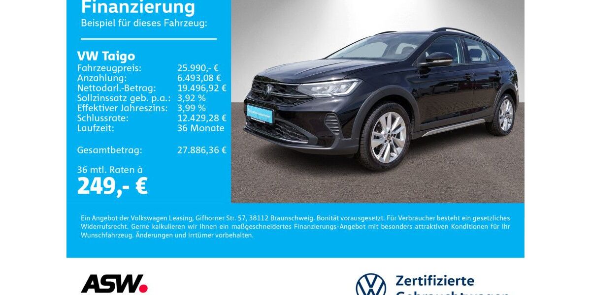 VW Taigo 24.900 km 20.890 &euro; Neckarsulm 74172