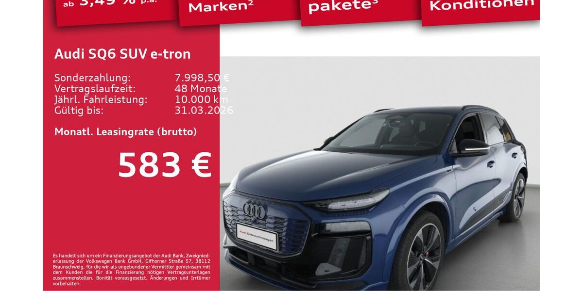 Audi SQ6 e-tron 17.702 km 76.885 &euro; Berlin 13088
