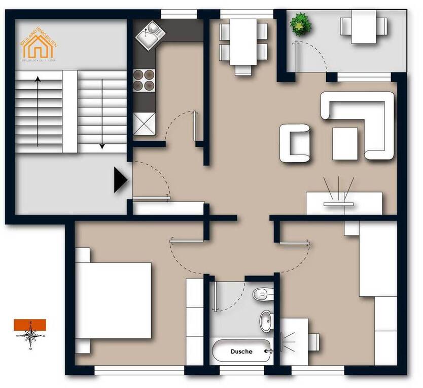 Tolle Wohnung steht zum sofortigen Einzug bereit.