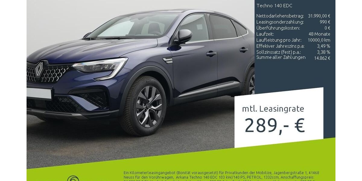 Renault Arkana 2.000 km 31.990 &euro; Bremen 28207