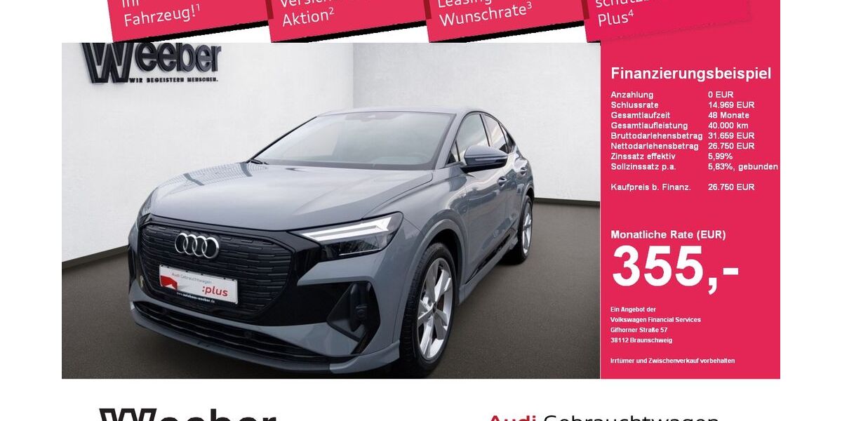 Audi Q4 e-tron 36.771 km 26.290 &euro; Herrenberg 71083