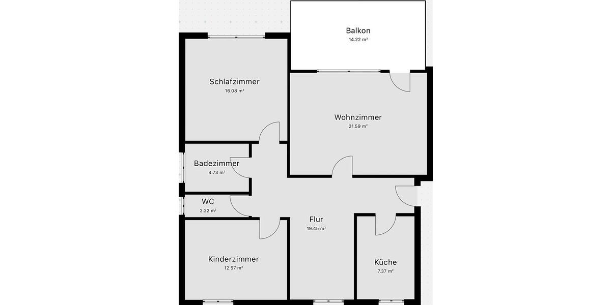 Etagenwohnung Hilzingen - 3.5 Zimmer, 85 m&sup2;, 1.020&euro; | Angebot:25421012