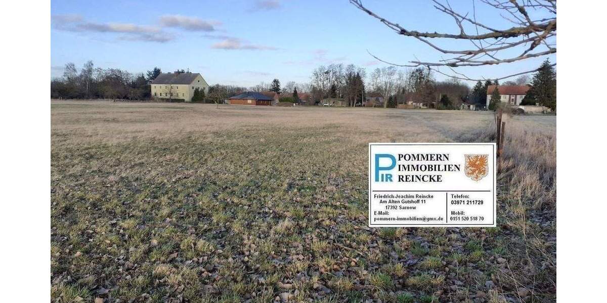 Grundstück Ducherow Schwerinsburg - 56.000&euro; | Angebot:26055327