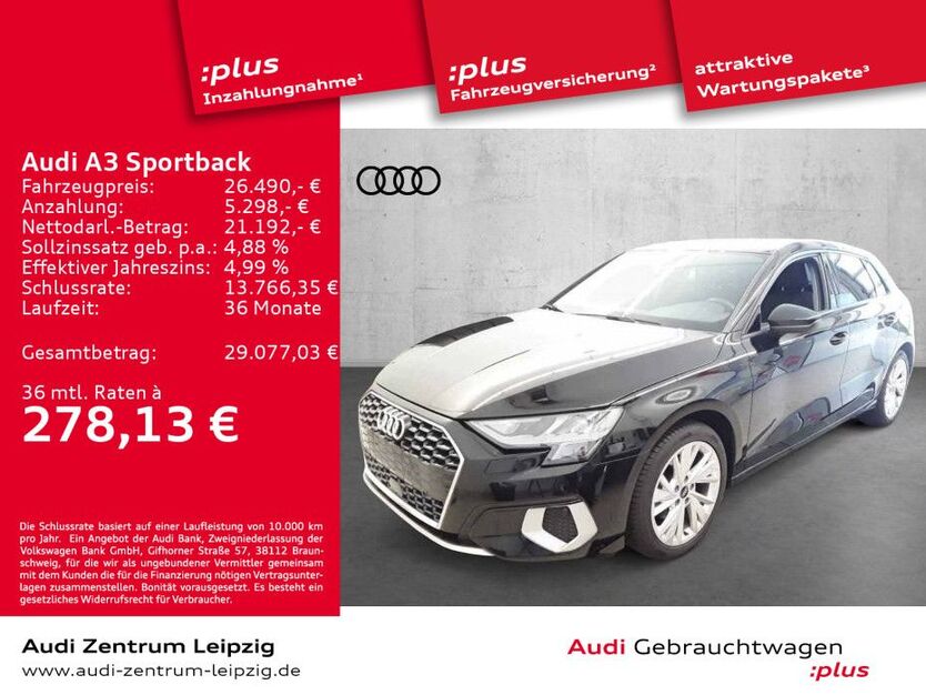 Audi A3 57.117 km 26.490 € Leipzig 04129