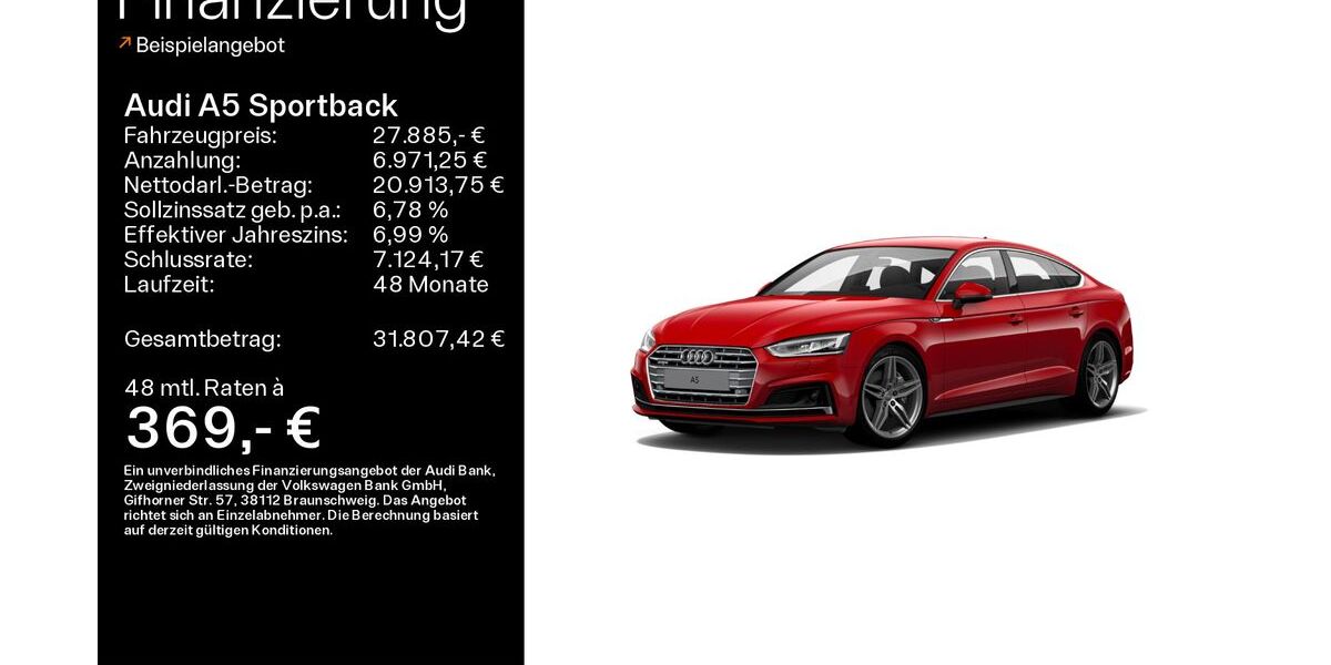 Audi A5 56.934 km 27.885 &euro; Linsengericht 63589
