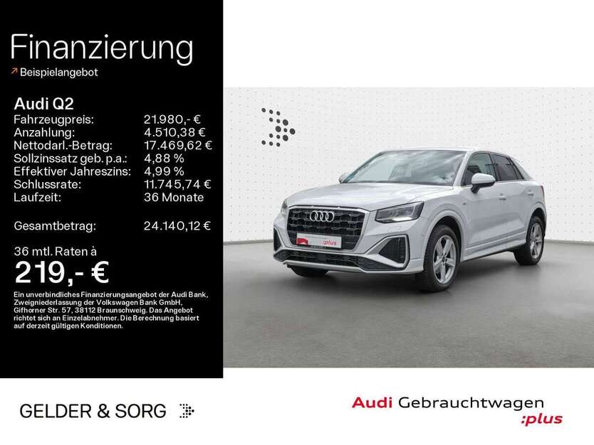 Audi Q2 94.500 km 20.990 € Schweinfurt 97424