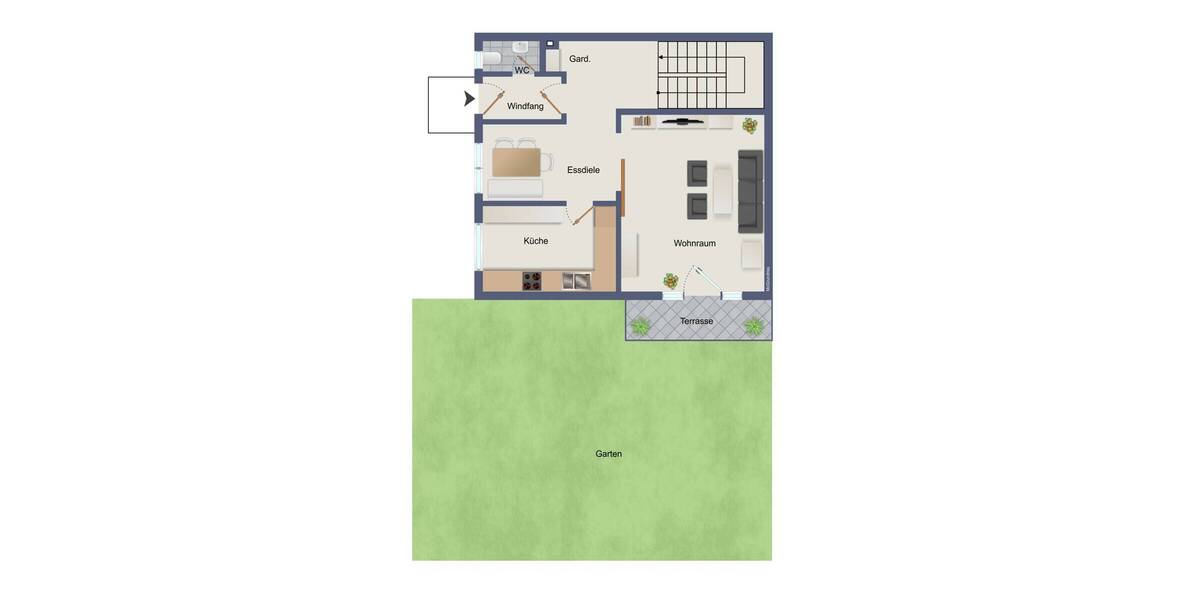 Reihenendhaus Schwandorf - 4 Zimmer, 106 m&sup2;, 279.000&euro; | Angebot:25929306