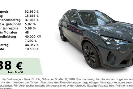 Cupra Formentor 10.676 km 52.950 &euro; Dessau-Roßlau 06842