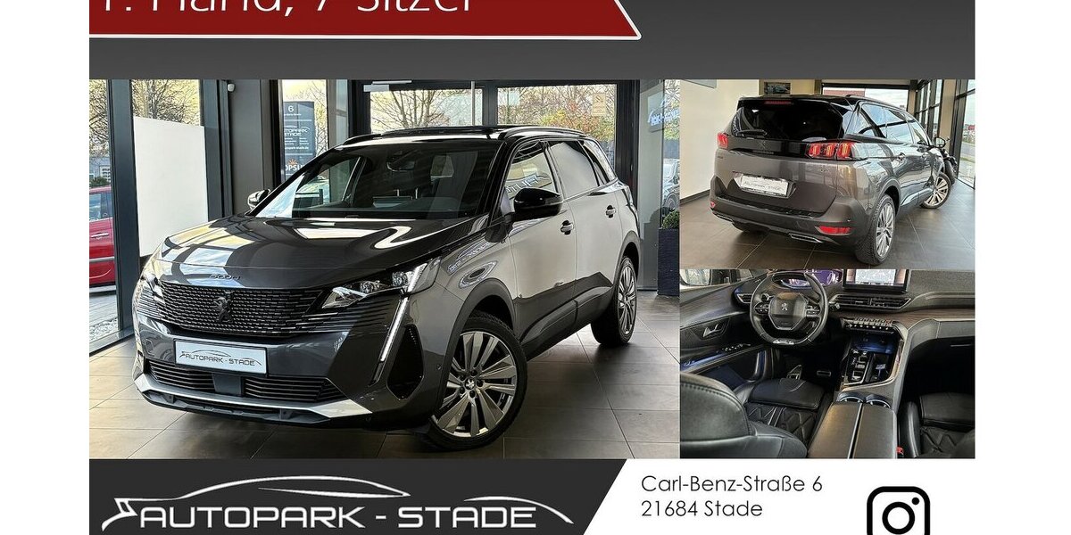 Peugeot 5008 GT 7 Sitzer Massage Pano LED Ambiente Ass 42.000 km 29.490 &euro; Stade 21682