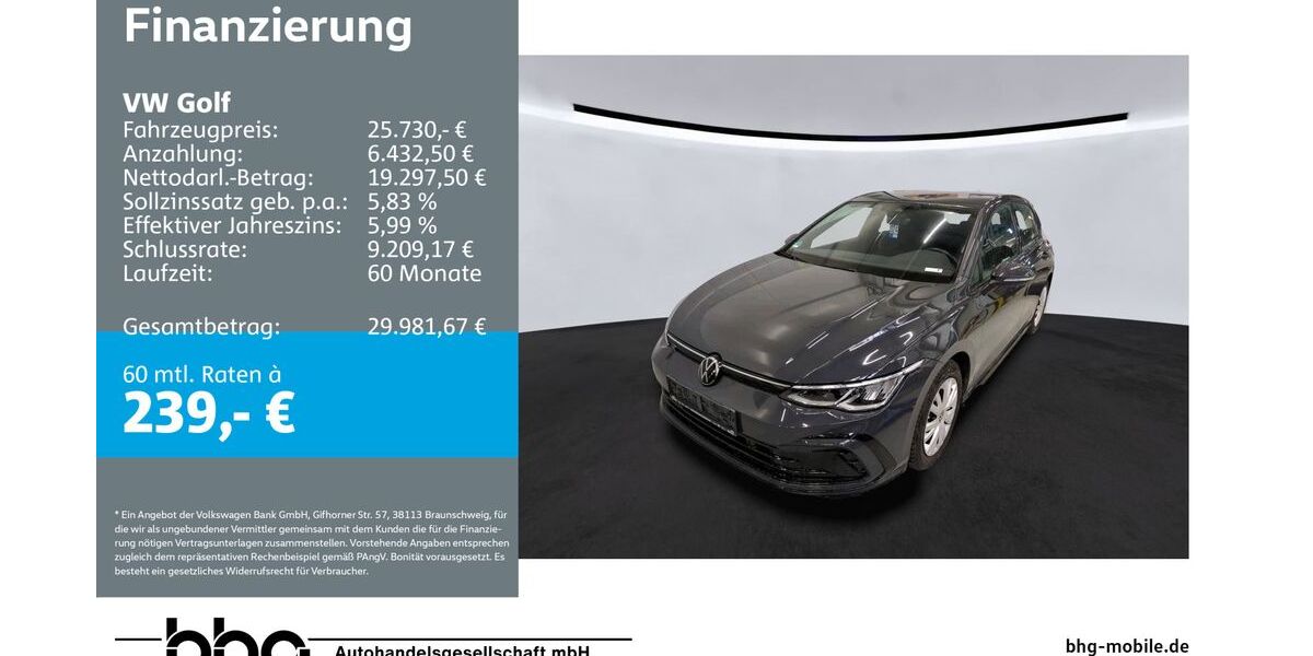 VW Golf 43.979 km 25.730 &euro; Durmersheim 76448