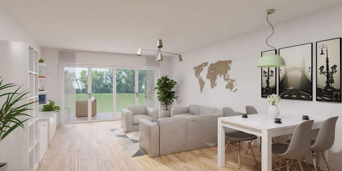 Terrassenwohnung Achim Uesen - 2 Zimmer, 76 m&sup2;, 272.000&euro; | Angebot:25265441