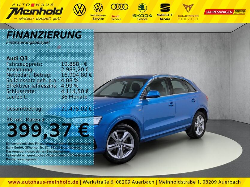 Audi Q3 84.150 km 19.888 € Auerbach/Rebesgrün 08209