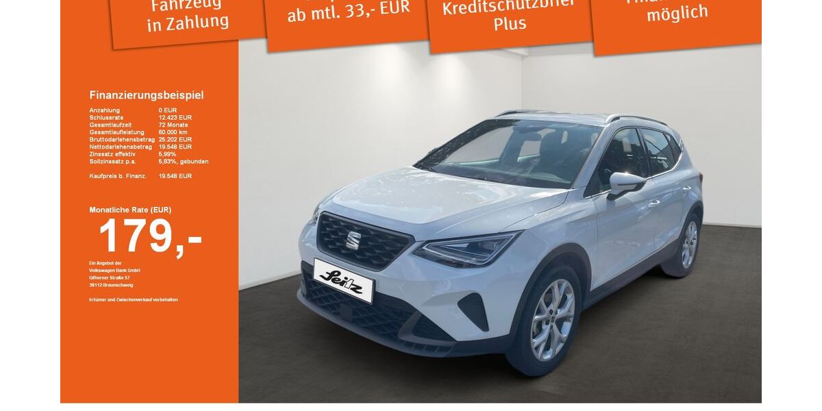 Seat Arona 16.400 km 19.423 &euro; Weingarten 88250