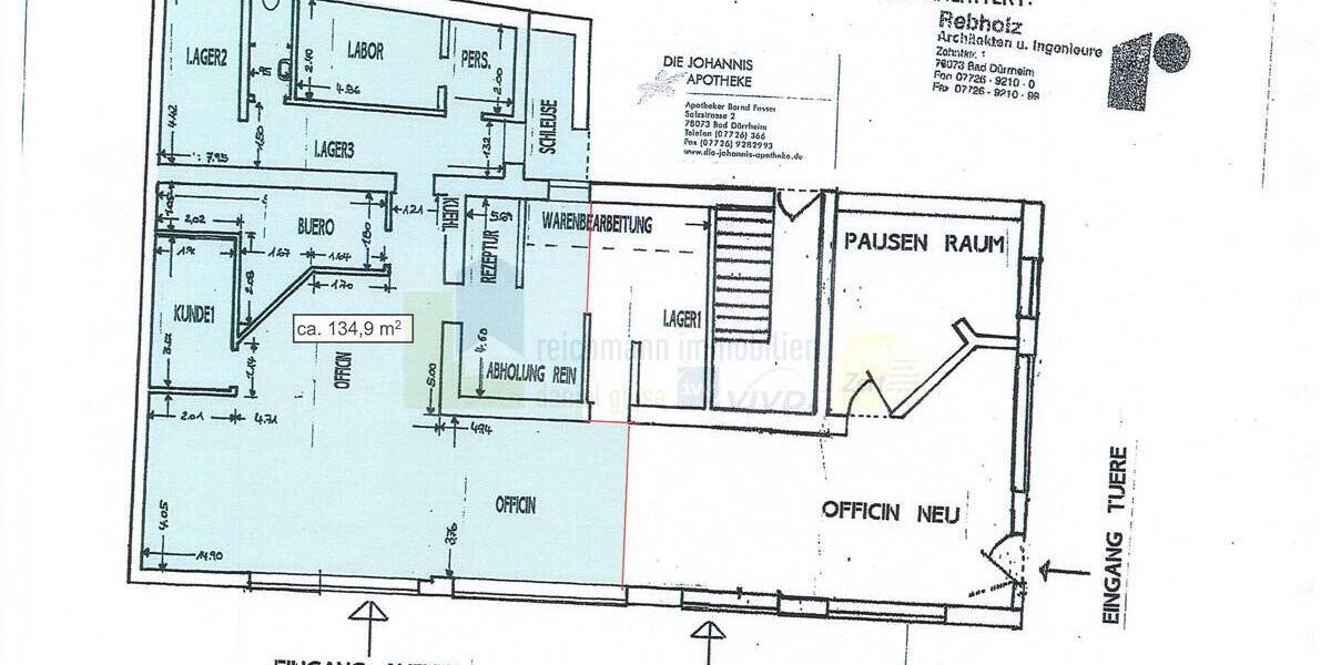 Gewerbeobjekt Bad Dürrheim - 1.349&euro; | Angebot:26542722