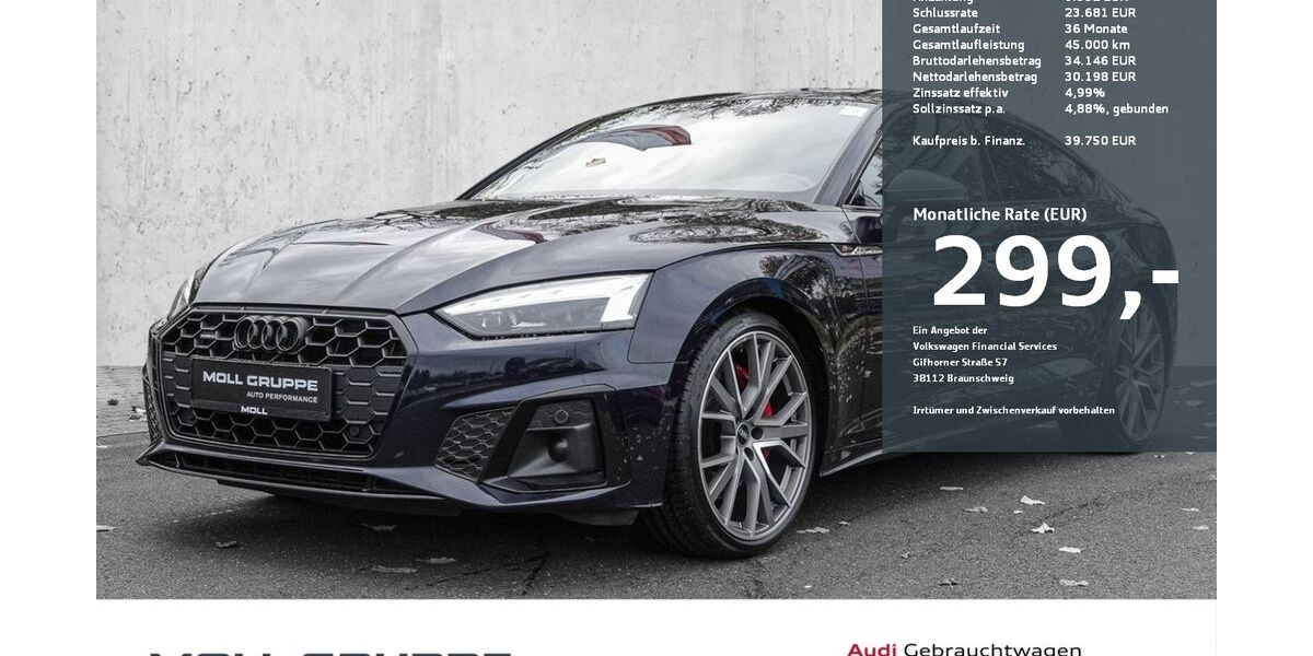 Audi A5 88.095 km 39.750 € Düsseldorf 40474