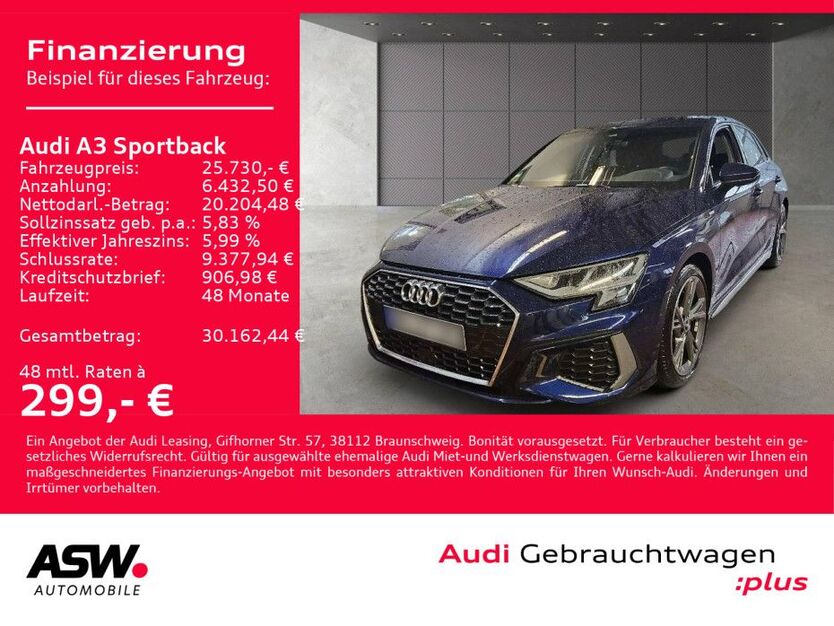 Audi A3 76.400 km 25.730 € Heilbronn 74074