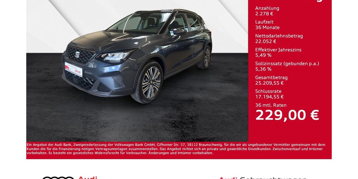 Seat Arona 1.350 km 23.930 &euro; Giessen 35394