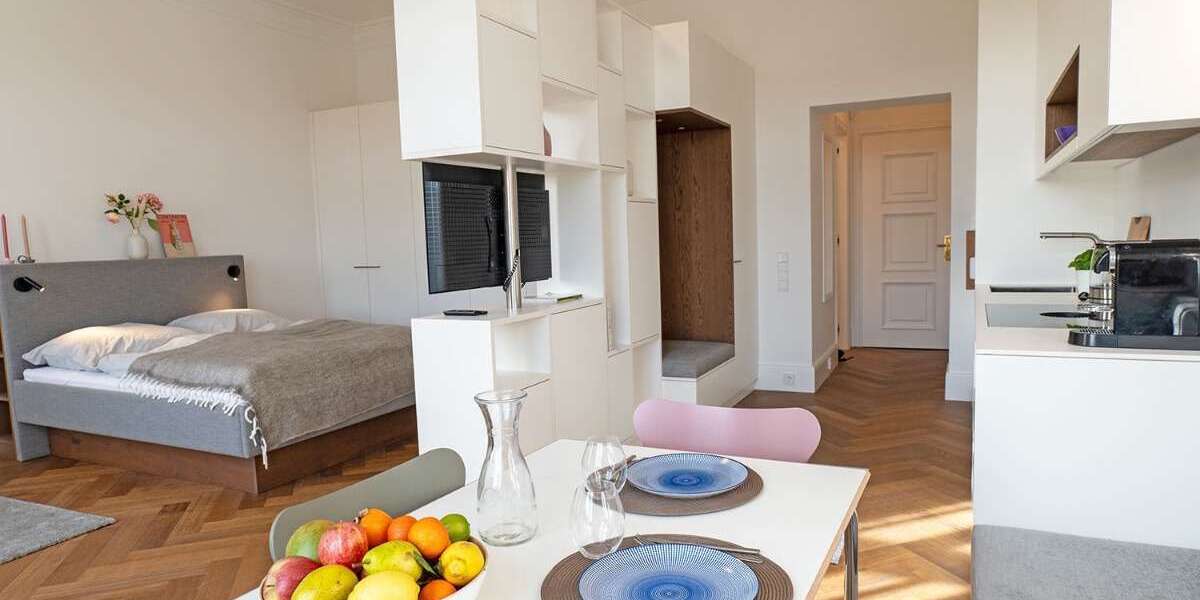 Etagenwohnung München Schwabing-Freimann - 1 Zimmer, 46 m&sup2;, 2.250&euro; | Angebot:26856278