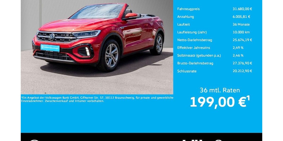 VW T-Roc 25.499 km 31.680 &euro; Trier 54292