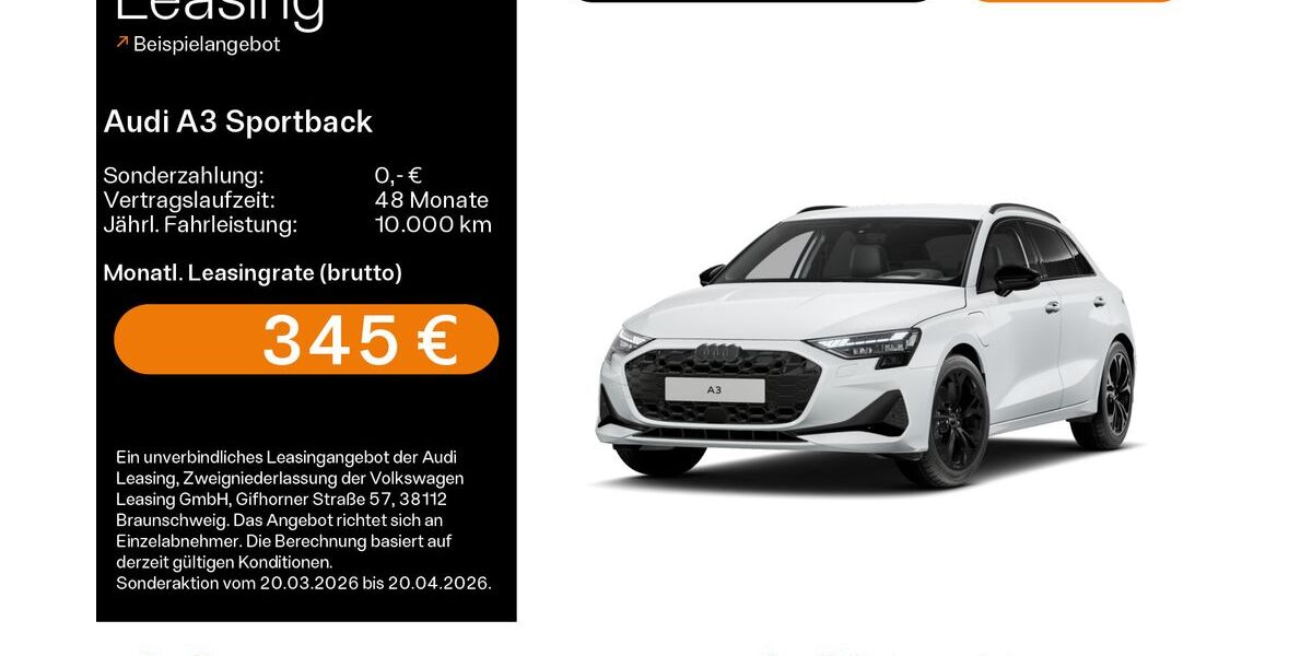 Audi A3 5.200 km 41.119 &euro; Hanau 63452