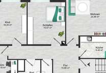 Wohnung zum Mieten in Mühldorf 900 € 103.73 m²