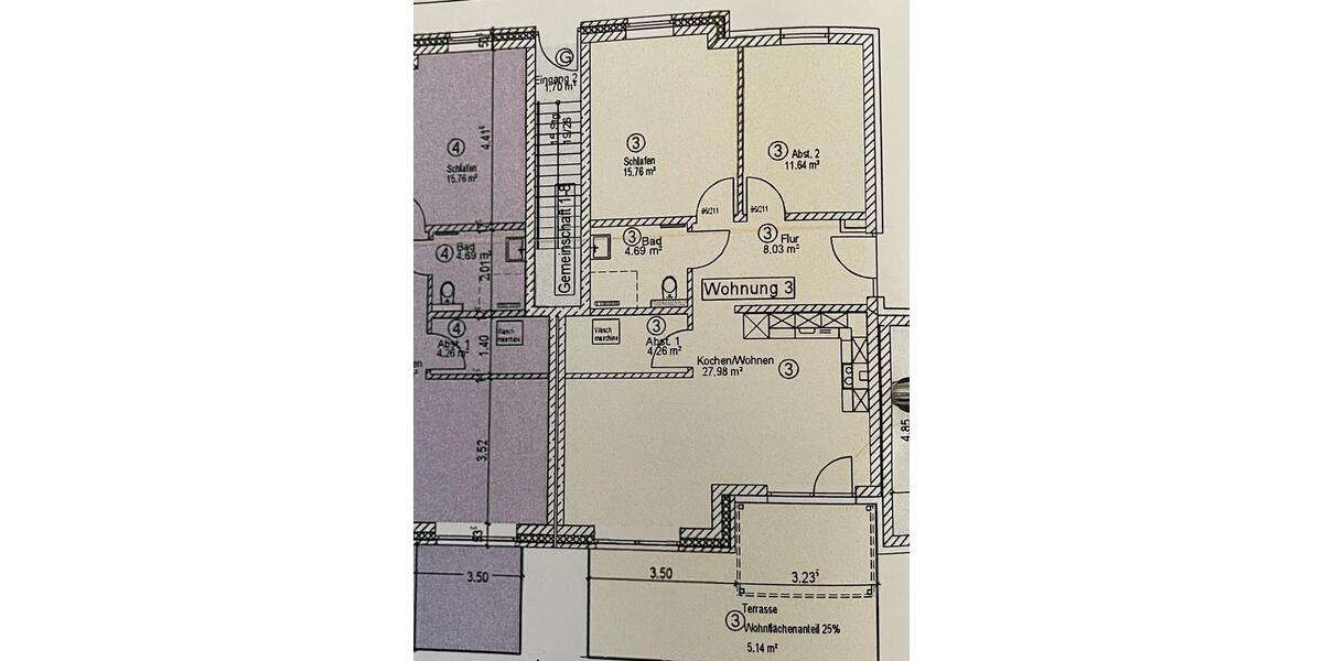 Erdgeschoßwohnung Neukirchen - 3 Zimmer, 73 m&sup2;, 800&euro; | Angebot:26321631
