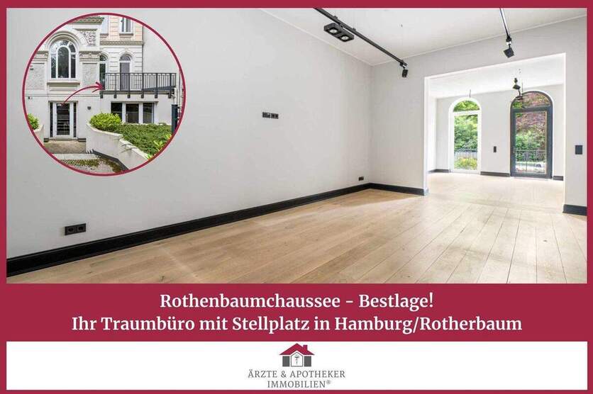 Rothenbaumchaussee - Bestlage! Ihr Traumbüro mit Stellplatz in HamburgRotherbaum 4 zimmer