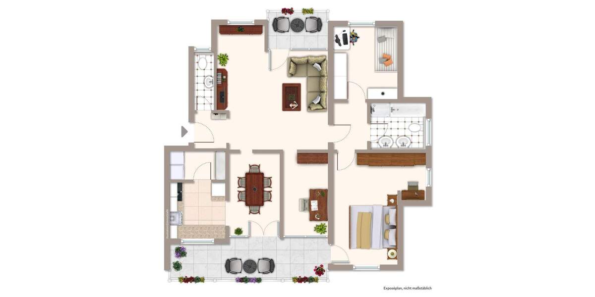 Etagenwohnung Karlsbad / Langensteinbach Langensteinbach - 3 Zimmer, 107 m&sup2;, 379.000&euro; | Angebot:24902162
