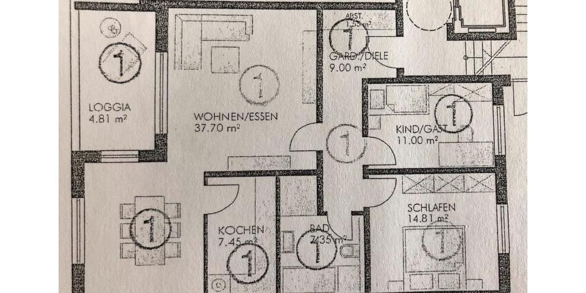 Erdgeschoßwohnung Cham - 4 Zimmer, 95 m&sup2;, 359.000&euro; | Angebot:27017932