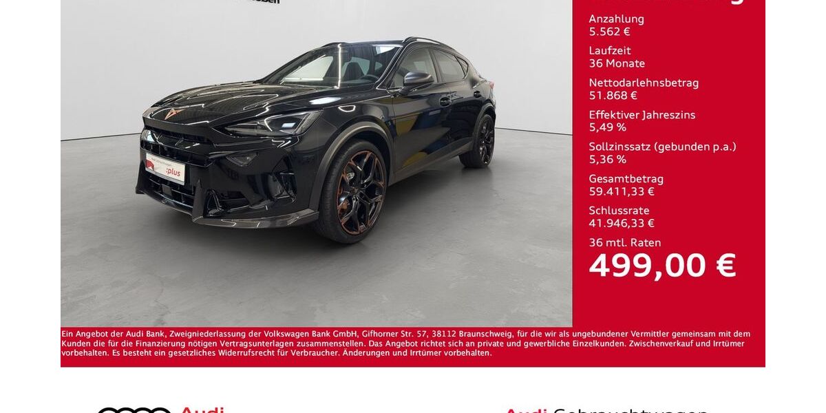 Cupra Formentor 1.050 km 57.430 &euro; Giessen 35394