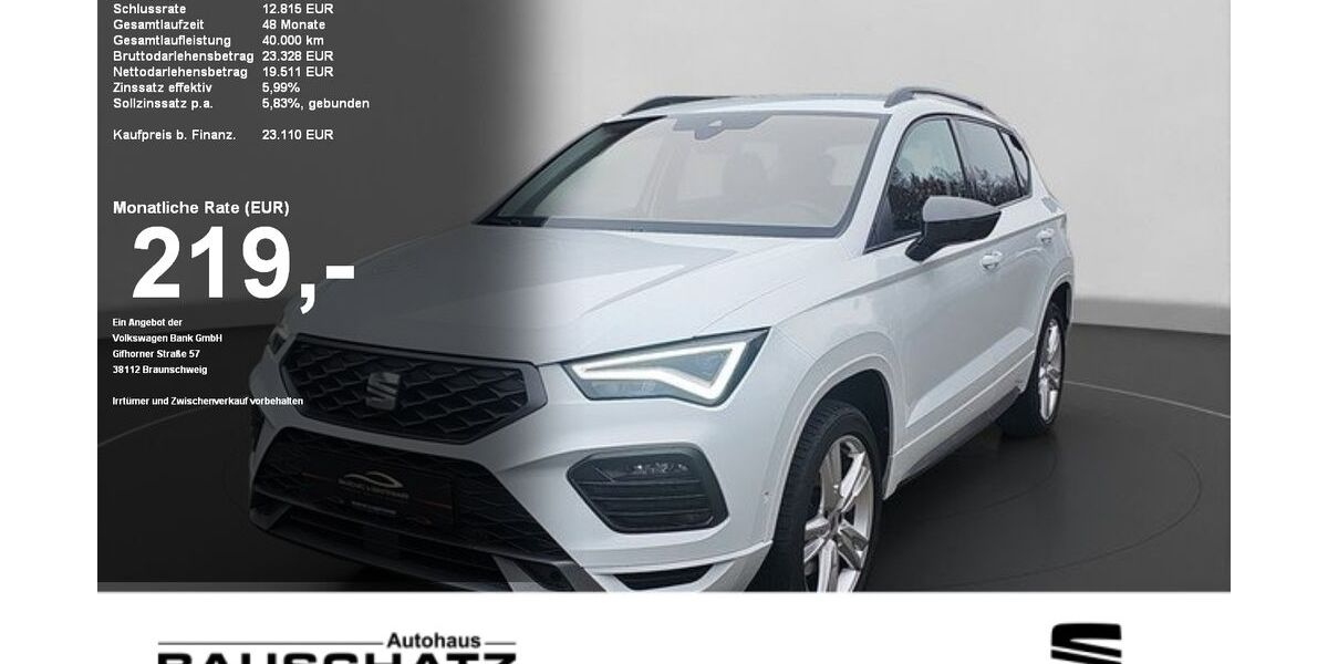 Seat Ateca 68.615 km 22.870 &euro; Sigmaringen 72488