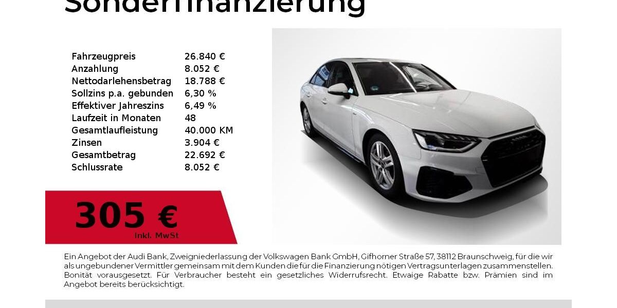 Audi A4 91.700 km 26.840 &euro; Nürnberg 90411