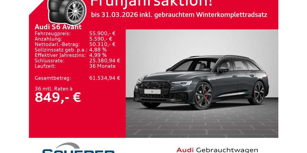 Audi S6 36.255 km 55.900 &euro; Simmern 55469