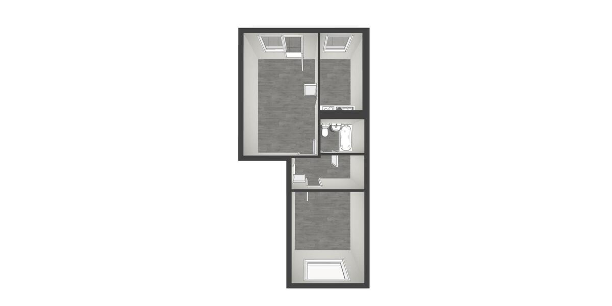 Etagenwohnung Aken (Elbe) - 2 Zimmer, 55 m&sup2;, 203&euro; | Angebot:25254795