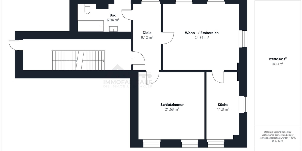 Großzügige 2-Zimmer-Wohnung - Etagenwohnung Dahlenwarsleben Börde - Niedere Börde | Angebot:27039125