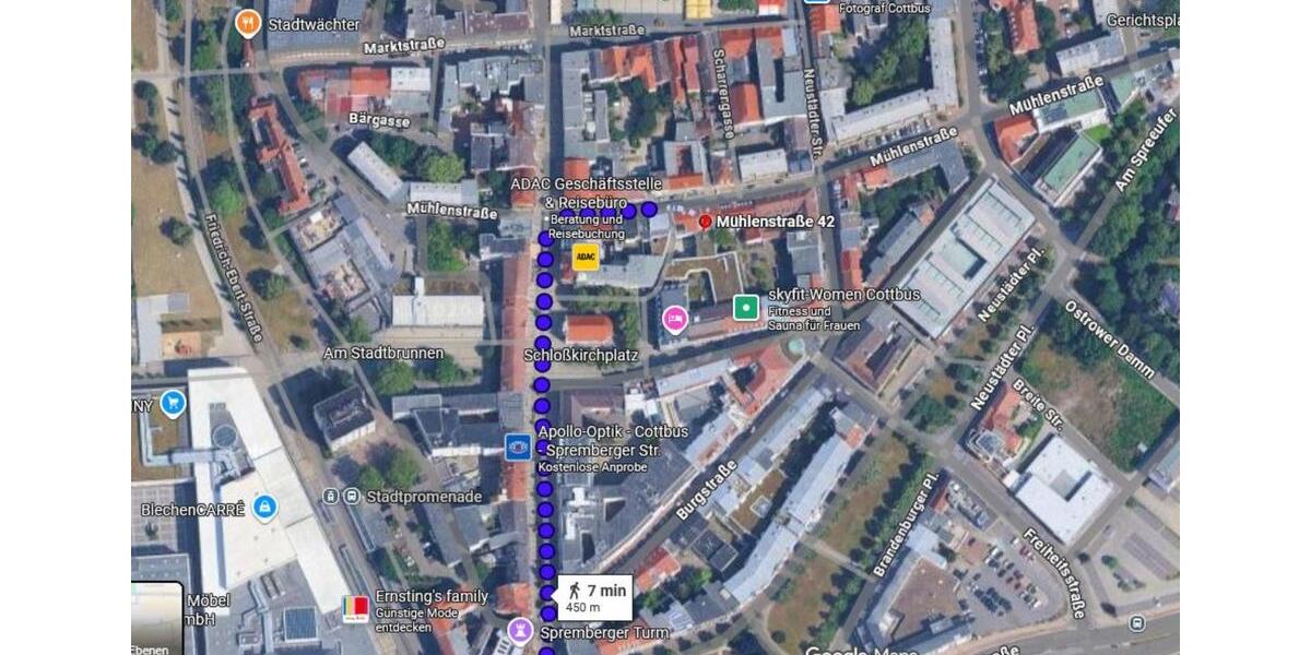 Dachgeschoßwohnung Cottbus - 3 Zimmer, 90 m&sup2;, 950&euro; | Angebot:25378951