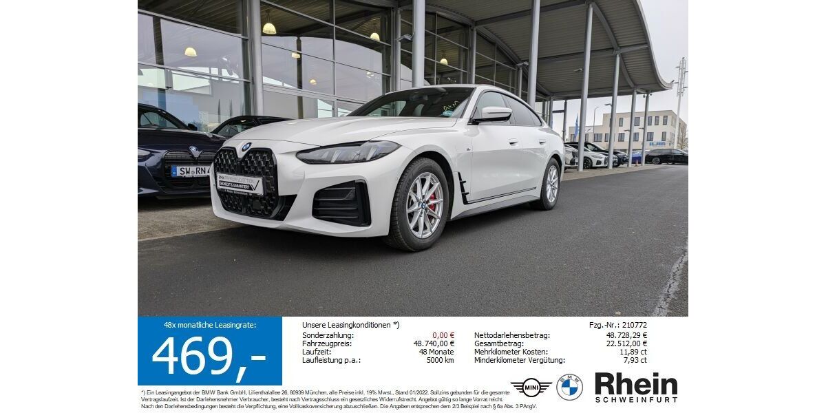 BMW 430 Gran Coupé 25.054 km 47.690 &euro; Schweinfurt 97424
