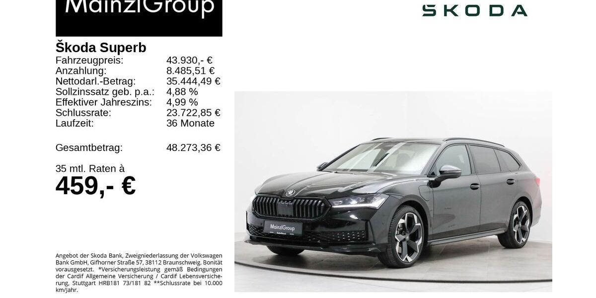 Skoda Superb 20.000 km 43.930 &euro; Feldkirchen/Westerham 83620