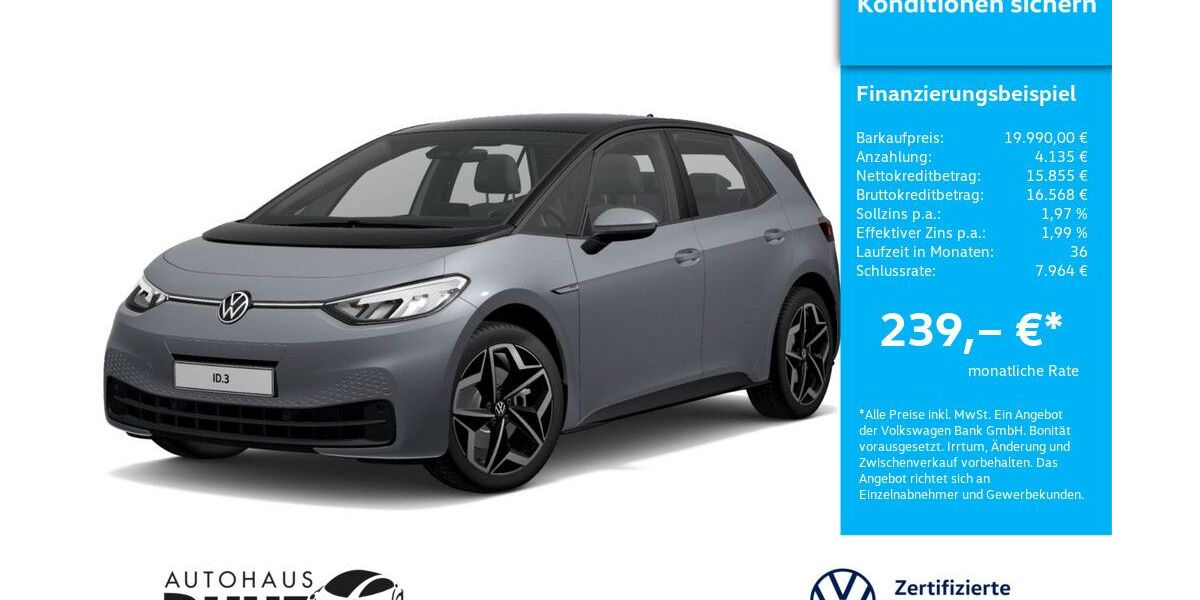 VW ID.3 34.280 km 19.990 &euro; Dinklage 49413