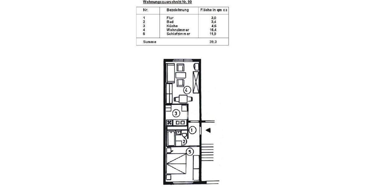 Etagenwohnung Schwarzenberg/Erzgebirge Erzgebirge - 2 Zimmer, 39 m&sup2;, 200&euro; | Angebot:26302146