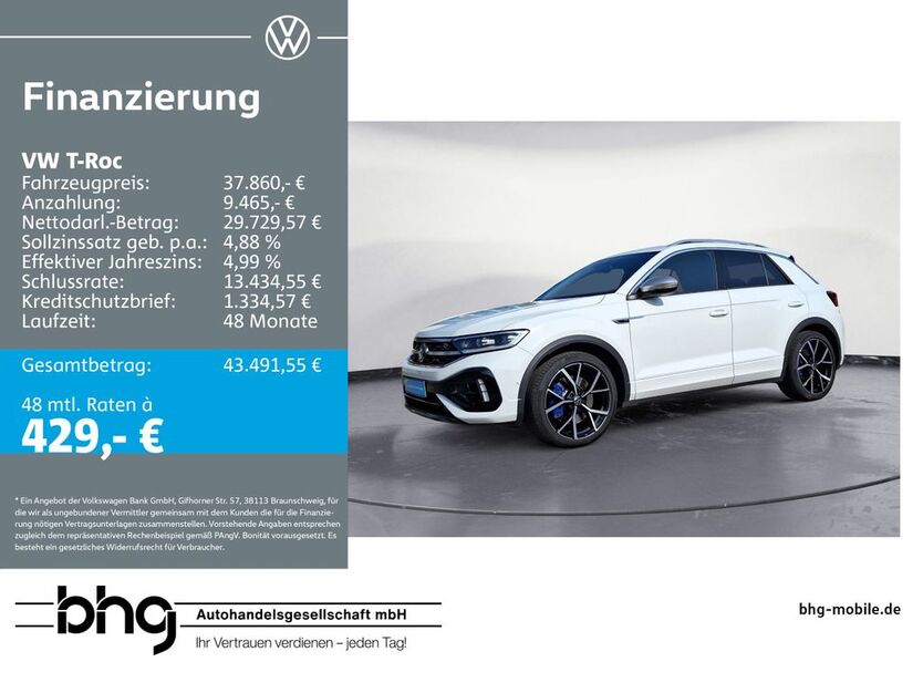 VW T-Roc 50.351 km 37.860 € Albstadt 72458