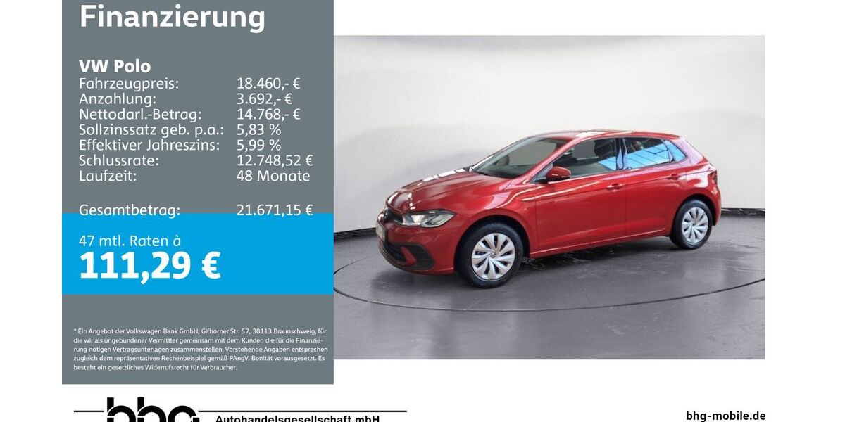 VW Polo 11.483 km 17.990 &euro; Ettlingen 76275