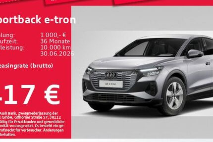 Audi Q4 e-tron 15.551 km 41.895 &euro; Eching 85386