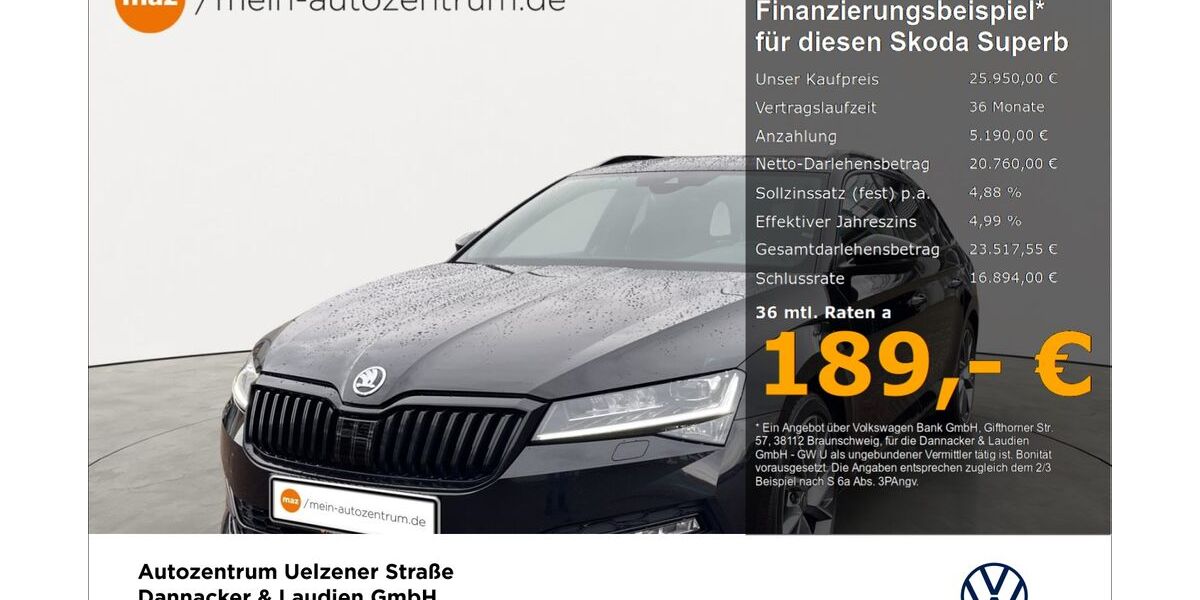 Skoda Superb 131.717 km 25.950 &euro; Lüneburg 21335